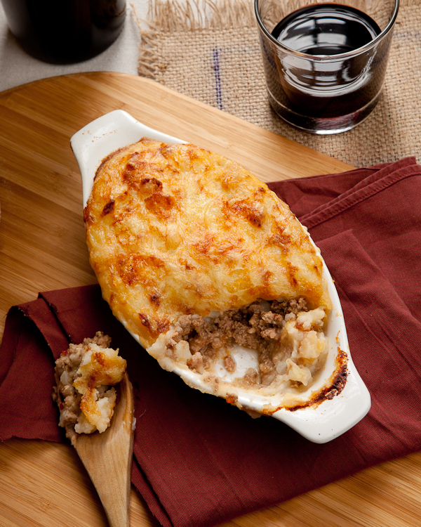 Making Hachis Parmentier by St. Louis Food Photographer Jonathan Gayman
